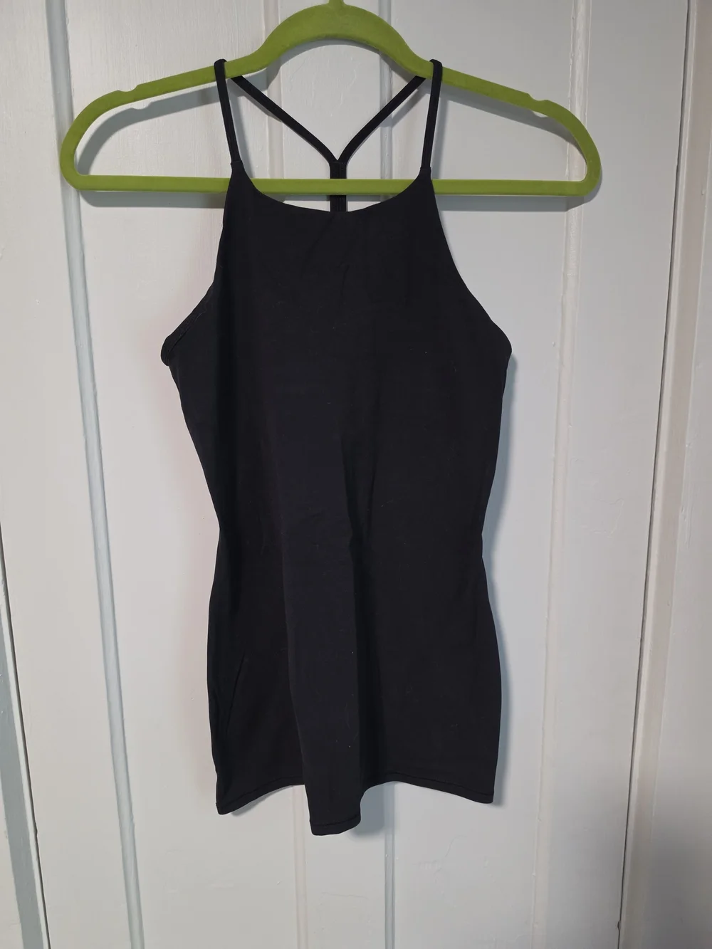 lululemon athletica Black Strappy Tank with Racerback Detail